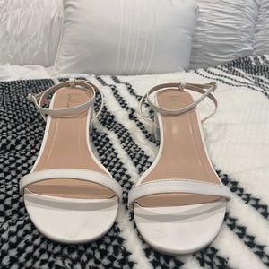 White Lulus Heels